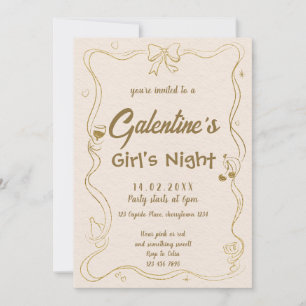 Galentine's Girls Night Invitation