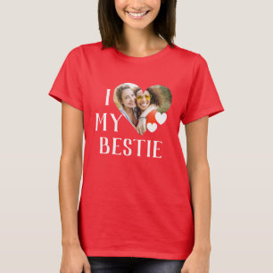 Galentines I Love My Bestie Personalized Photo T-Shirt