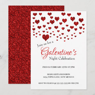 Galentine's Night Celebration Party Invitation