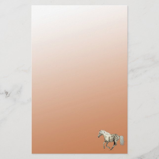 Galerie Appaloosa Horse Pastel Papeterie (Devant)