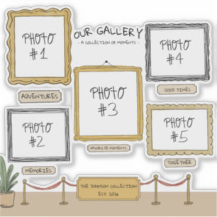 Galerie d'art personnelle Autocollant vinyle photo