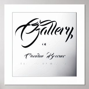 Galerie Signe pour artiste Foil Accent Poster Impr
