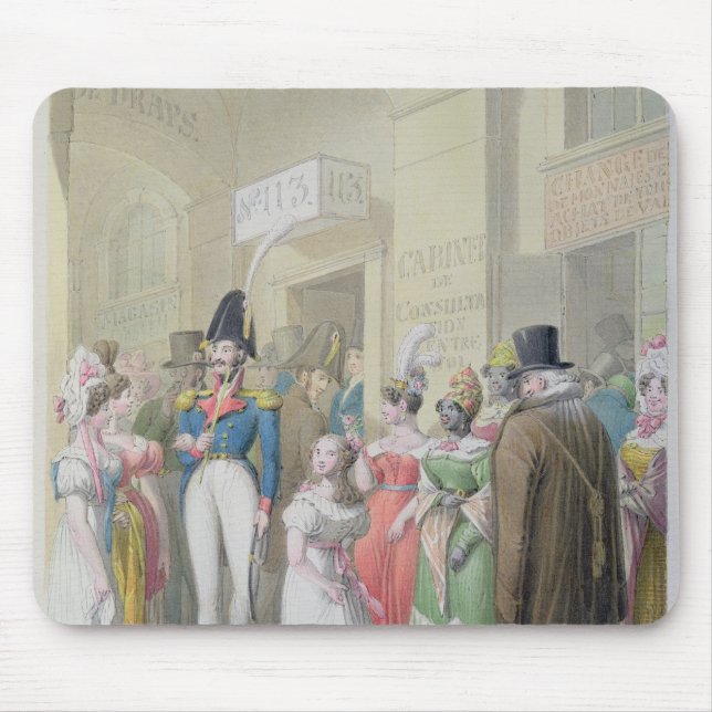 Galeries du Palais-Royal, from 'Tableau de Mouse Pad (Front)