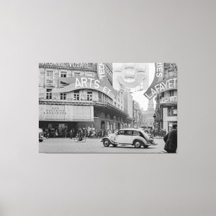 Galeries Lafayette Paris Haussmann 1940 Photograph Canvas Print