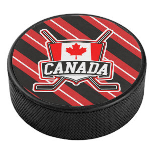 Galet canadien d'équipe de hockey de glace du