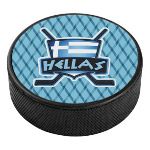 Galet d'équipe de hockey de glace de la Grèce de