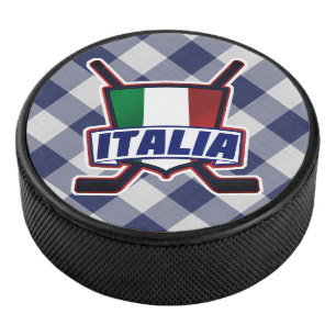 Galet d'équipe de hockey de glace de l'Italie