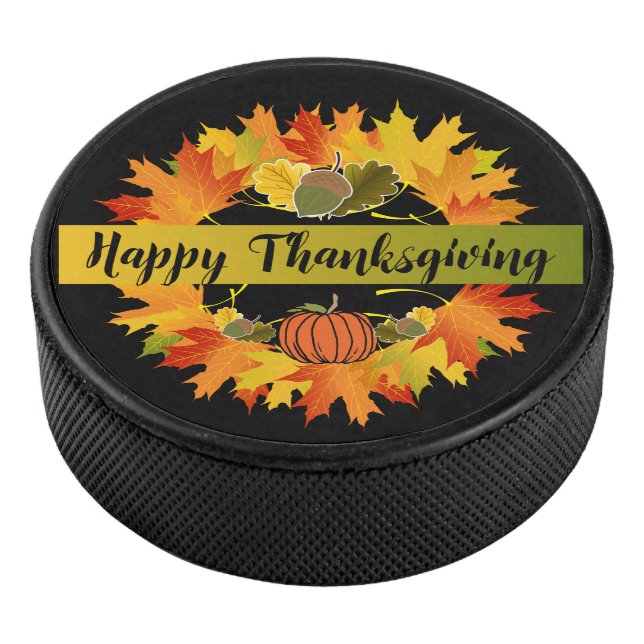 Galet d'hockey de thanksgiving de guirlande de (3/4/2016 12:00:00 AM)