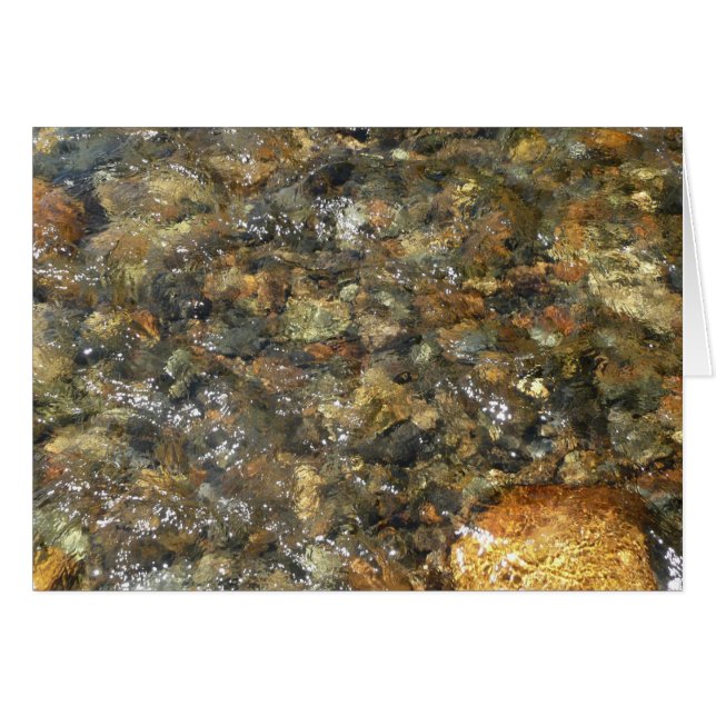 Galets Brown et gris naturel Abstrait (Devant Horizontal)