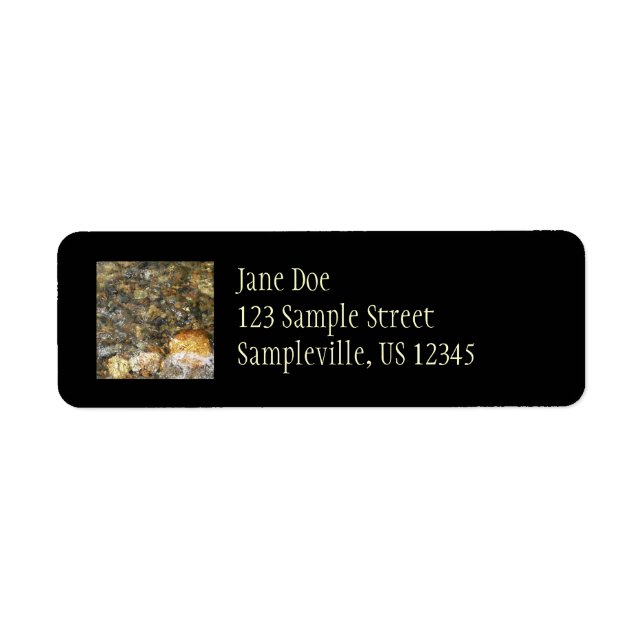 Galets Brown et gris naturel Abstrait (Devant)