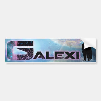 GALEXI logo bumper sticker