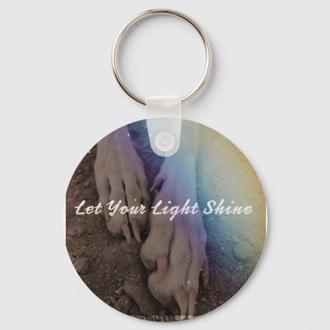 galgo patas keychain (Front)