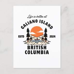 Galiano Island British Columbia Postcard