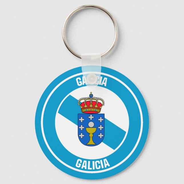 Galicia Round Emblem Keychain (Front)