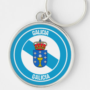 Galicia Round Emblem Keychain