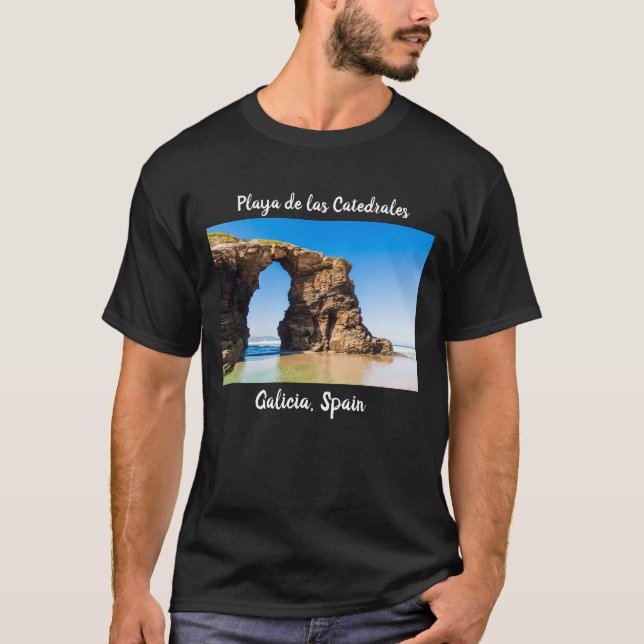 Galicia, Spain - Playa de las Catedrales. T-Shirt (Front)