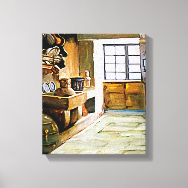 Galician Corner (Point)/Galician nook (Sketch) Canvas Print (Front)