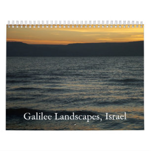Galilee Landscapes, Israel Calendar