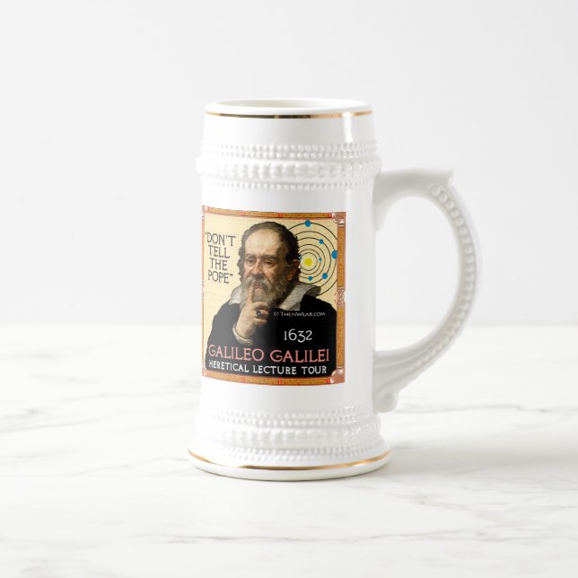 Galileo 1632 Lecture Tour Beer Stein (Right)