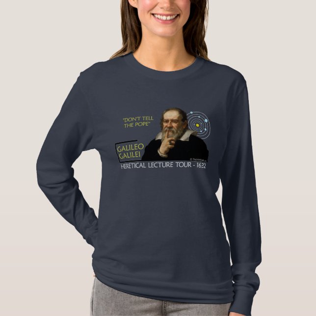 Galileo 1632 Lecture Tour (Front Image Only) T-Shirt (Front)