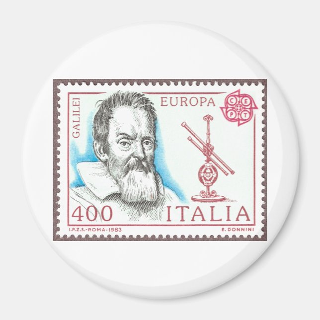 Galileo Galilei Buttons and Magnets (Front)