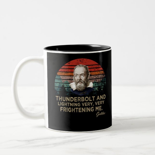Galileo Galilei Two-Tone Coffee Mug (Left)