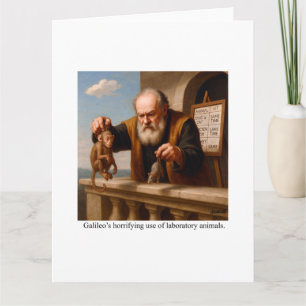 Galileo’s horrifying use of laboratory animals. card
