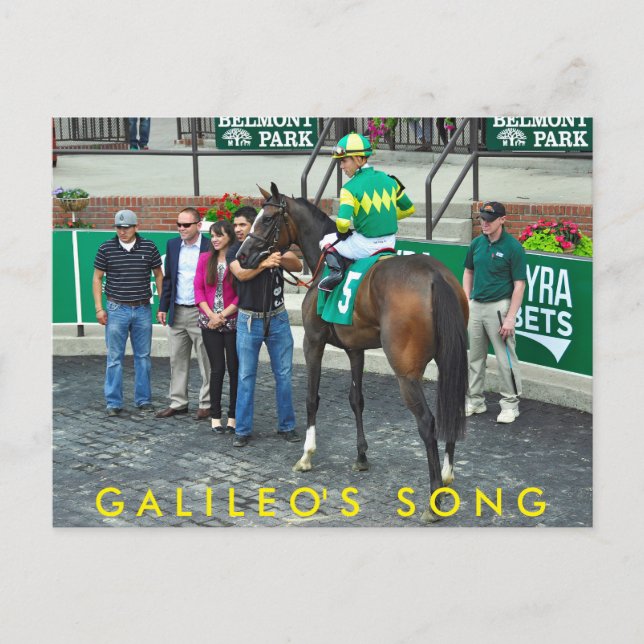 Galileo's Song Postcard (Front)