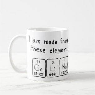 Galina periodic table name mug
