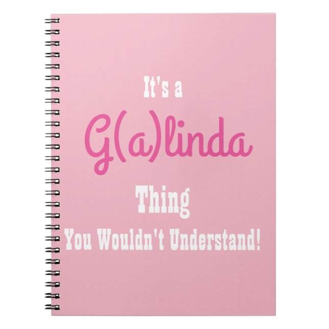 Galinda Journal (Front)