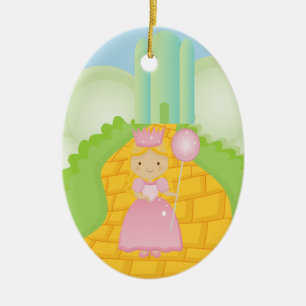 Galinda on Yellow Brick Road Christmas Ornament