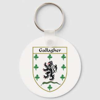 Gallagher Coat of Arms/Family Crest Keychain