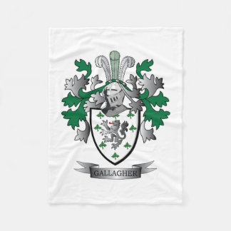 Gallagher Coat of Arms Fleece Blanket