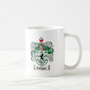 GALLAGHER FAMILY CREST - GALLAGHER COAT OF ARMS COFFEE MUG