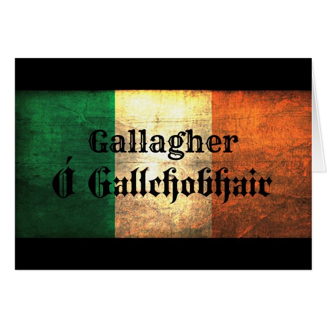 Gallagher Irish Flag (Front Horizontal)