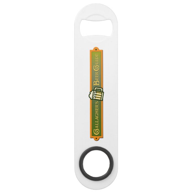 Gallagher's Beer Guide Bottle Opener Speed Bottle Opener (Front)