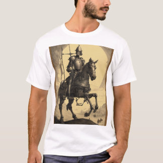 Gallant Knight: Timeless Medieval T-Shirt