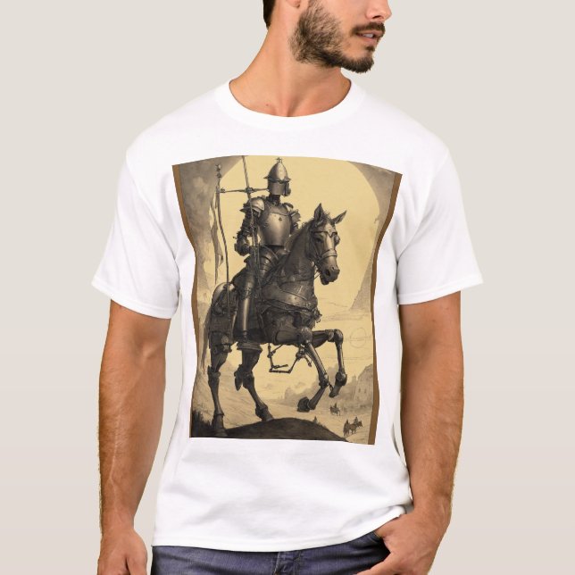 Gallant Knight: Timeless Medieval T-Shirt (Front)