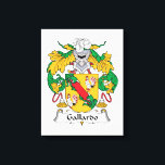 Gallardo Family Crest Canvas Print<br><div class="desc">Gallardo Coat of Arms</div>