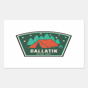 Gallatin National Forest Camping Sticker
