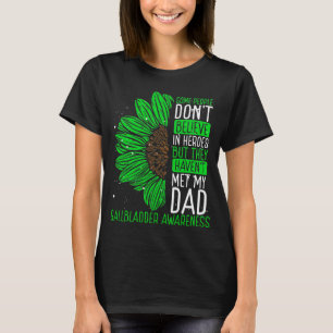 Gallbladder Awareness Ribbon Dad Warrior T-Shirt