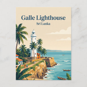 Galle Lighthouse Sri Lanka Postcard