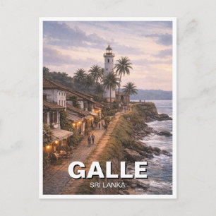 Galle Lighthouse Sri Lanka Postcard