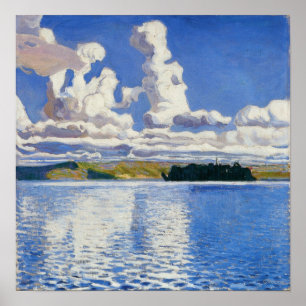 Gallen-Kallela - Cloud Towers 1904 Poster