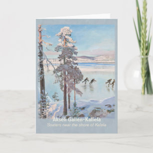 Gallen-Kallela Kalela Scaters Luistelijat CC0813 Card