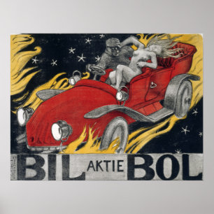 Gallen-Kallela - Poster Bil-Bol Pour Une Automobil