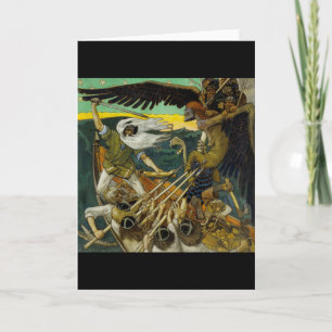 Gallen-Kallela’s “Defence” greeting card