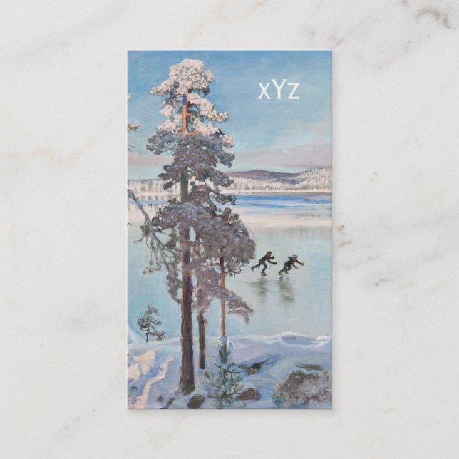 Gallen-Kallela’s Skaters business cards (Front)