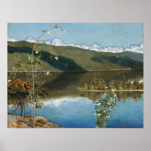 Gallen-Kallela - Thunderclouds On The Horizon Poster