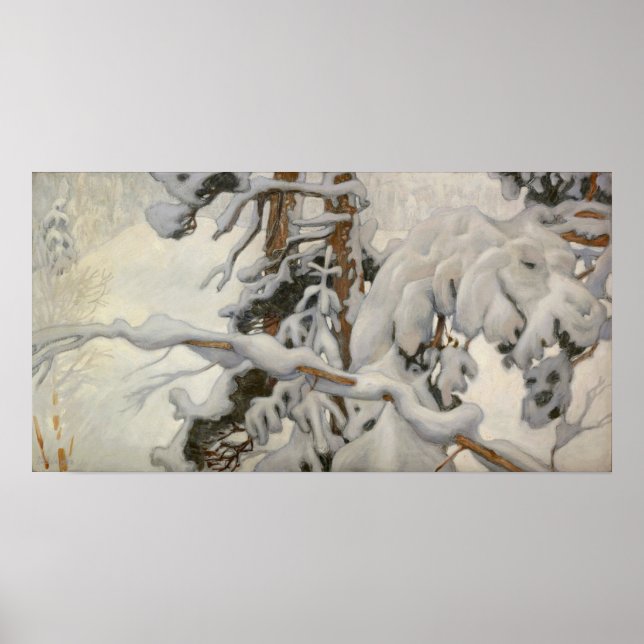 Gallen-Kallela - Winter Study For The Juselius Poster (Front)